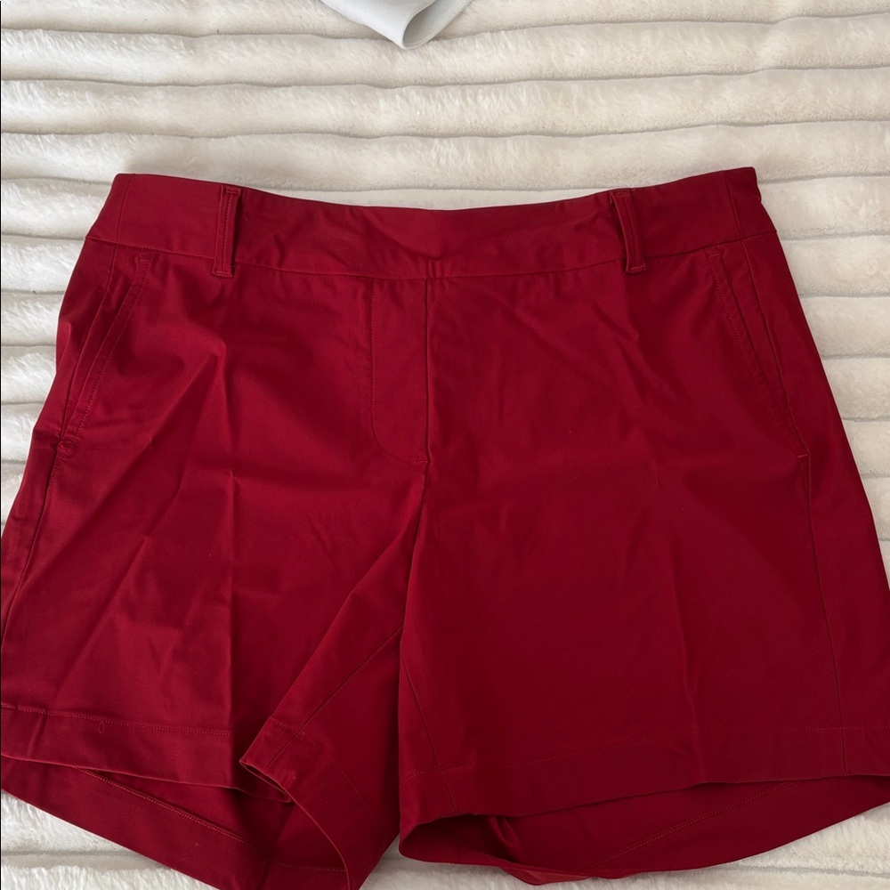 SPANX Deep Red Women's Shorts